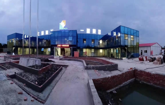 玻璃幕墻完工圖